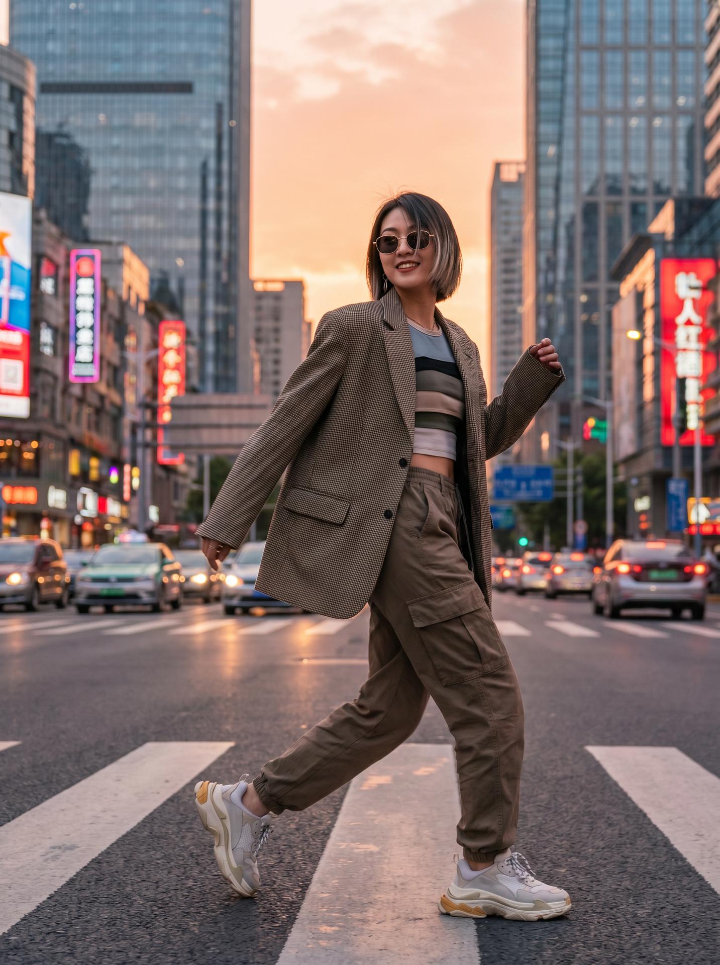 换妻换妻探花,美图：都市时尚街拍